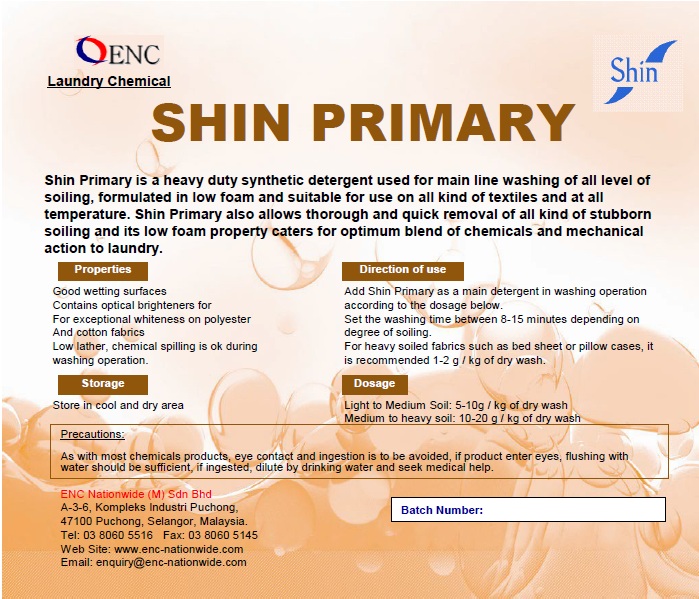 Laundry Main Detergent Powder